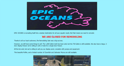 Desktop Screenshot of epicoceans.com